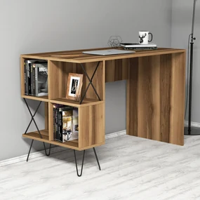 PC stolík Elegance (Orech + Čierna). Vlastná spoľahlivá doprava až k Vám domov. 1072067