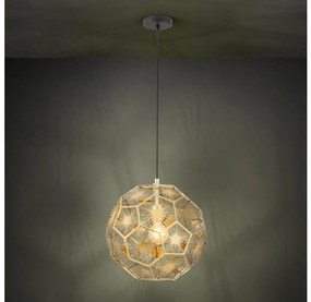 Eglo 39755 - Luster na lanku SKOURA 1xE27/60W/230V priemer 41 cm