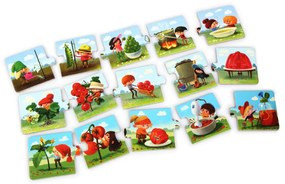 Puzzlika 13968 Varíme spolu II - náučné puzzle 15 dielov