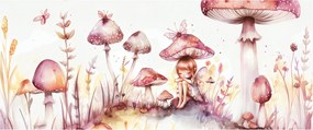 Obraz - Ružová víla (120x50 cm)