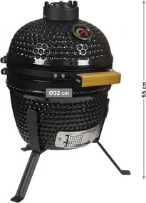 MI Keramický drevený gril 13''