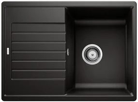 Blanco Zia 45 S Compact, silgranitový drez 680x500x190 mm, 1-komorový, čierna, BLA-526009