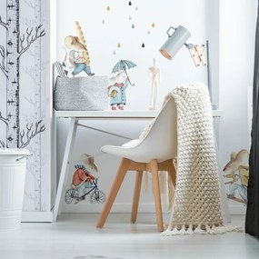 Samolepka do detskej izby malá pouličná myš sada