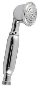 Mosadzná sprchová hlavica v lesklo striebornej farbe ø 5 cm Antea – Sapho