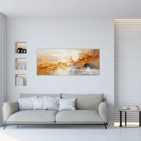 Obraz - Zlatá textúra (120x50 cm)