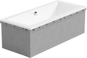 Mexen X-ST, polystyrénový plášť na obdĺžnikovú vaňu 120-150 x 70-90 cm, biela, 55020-00