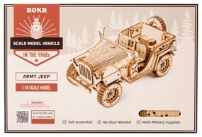 Robotime Rokr 3D Vojenské auto MC701 369ks