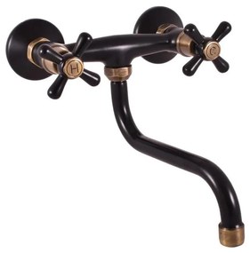 RAV Slezák MK101.5/21CMATSM -Drezová/umývadlová batéria MORAVA RETRO čierna/mosadz