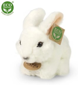Plyšový králik biely 16 cm ECO-FRIENDLY