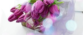 Obraz - kytice tulipánov (120x50 cm)