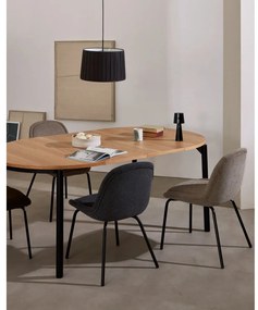 Okrúhly rozkladací jedálenský stôl v dekore duba ø 120 cm Montuiri – Kave Home