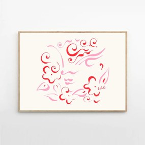 Moikka Plagát Celestial Blossom by Lucrecia Rey Caro A4 (21x27)