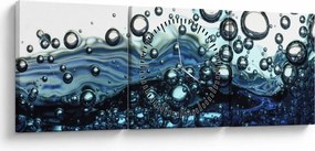 Obraz bubliniek (s hodinami) (90x30 cm)