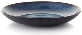 Čierna/modrá kameninová misa ø 40 cm Gastro Dark Blue/Black – Bitz