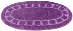 Kúpeľňový koberček Ocean fialový ovál