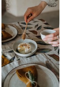 Ľanový obrus 140x140 cm Golden Fall – Linen Tales