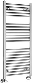 Aqualine Aqualine, ALYA vykurovacie teleso oblé 500x1110mm, chróm, LLC201