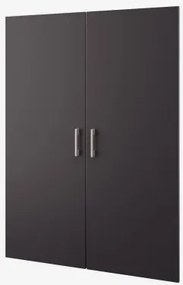 Sada nízkych dverí (2 ks) Lift, antracit%