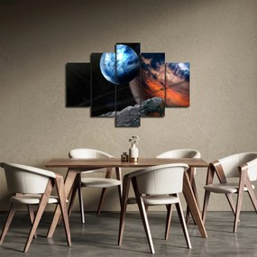 Obraz planéty vo vesmíre (150x105 cm)