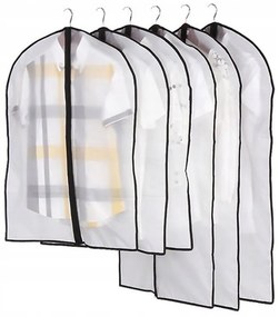 Arte Regal Látkový ochranný obal na oblečenie, biely WHITE KIPIT, 60 x 137 cm