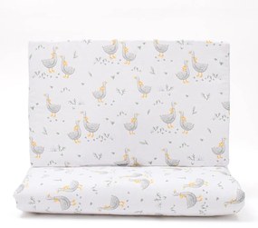 Bavlnený set do postieľky s výplňou New Baby Husičky 90x120 cm