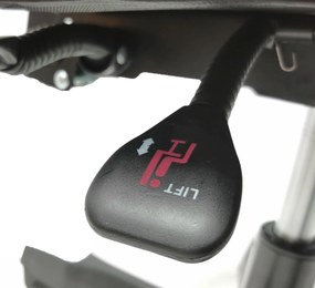 Herní židle SPORT s masážní funkcí KG108 růžovo-bílá