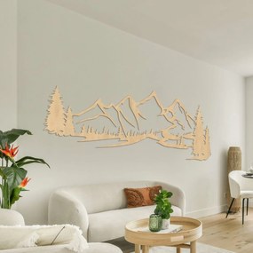 Drevený obraz na stenu - Les a hory | REHORA: HDF - Javor 55 x 20 cm 4658-109477 HDF0414-akcia20