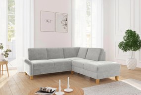 XXXLutz ROHOVÁ SEDAČKA, textil, svetlosivá Sit & More - Sedačky - 000144016191