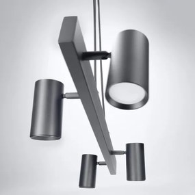 Brilagi - Luster na lanku SELE 4xGU10/30W/230V čierna