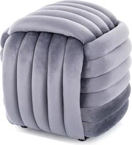 SI Bruni Velvet taburetka sivý