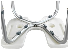 Stolička do sprchy Wenko Hygienic Stool White, 53 × 46 cm