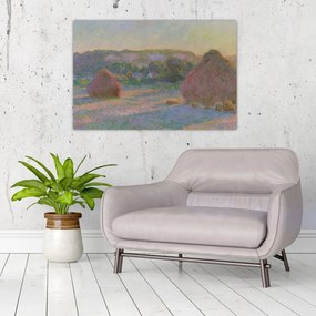 Obraz - Claude Monet, Stacks of Wheat (End of Summer) , reprodukcia (90x60 cm)