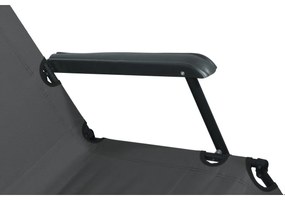 Cattara 13513 Skladacie ležadlo Comfort, antracit, 155 x 61 cm