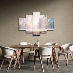Obraz - Výhľad do lesa (150x105 cm)