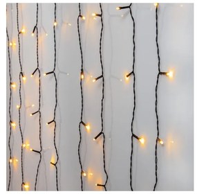 Vonkajšia svetelná LED reťaz Star Trading Curtain, dĺžka 1,3 m