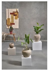 Červený kvetináč Villa Collection Calbe, výška 22,5 cm