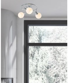 LED Bodové svietidlo DOXY 3xE14/4W/230V lesklý chróm