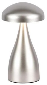 LED Stmievateľná dobíjacia stolná lampa LED/1W/5V 3000-6000K 1800 mAh strieborná