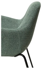 Svetlozelené kreslo z textílie buklé Zimmer – DAN-FORM Denmark