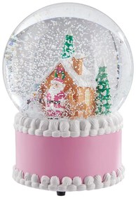 X-MAS Snehová guľa hracia 12 cm