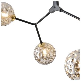 Luster na tyči 5xG9/15W/230V šedá