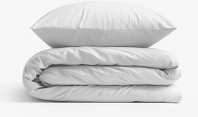 Goldea bavlnené posteľné obliečky - svetlo sivé 140 x 220 a 70 x 90 cm