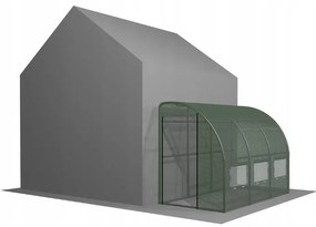 Polovičný záhradný fóliovník 3 x 1,5 x 2 m