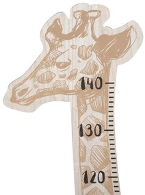Detská drevená dekorácia na stenu Giraffe 36x140 cm