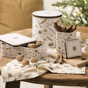 Ib Laursen Plechová dóza Christmas Spices Square