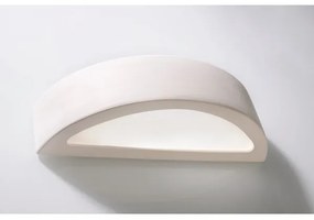 Sollux SL.0001 - Nástenné svietidlo ATENA 1xE27/60W/230V 40,5 cm biela