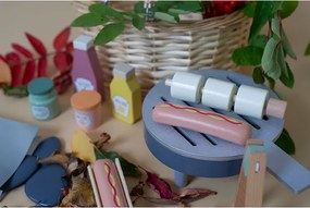 Drevený grilovací kôš pre deti JaBaDaBaDo – grilovací set 3+