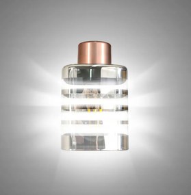 Sklenené tienidlo OBDĹŽNIKOVÉ HORIZONTÁLNE PRUHY