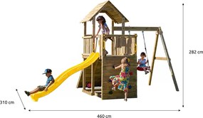 Marimex | Detské ihrisko Marimex Play Basic 003 + žltá šmykľavka | 11640189