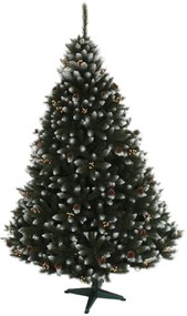 Vianočný stromček Smrek so šiškou a zlatou jarabinou 150 cm